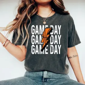 Comfort Colors Basketball Game Day T-Shirt for Mama and Team