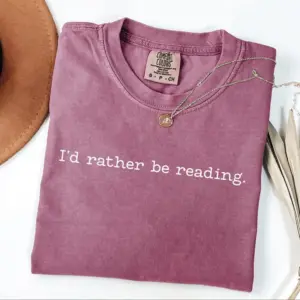 Comfort Colors Bookworm Shirt Gift for Readers and Book Lovers
