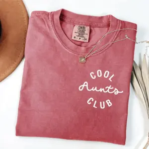 Comfort Colors Cool Aunts Club Shirt A Cute Gift For A Cool Auntie