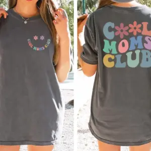 Comfort Colors Cool Moms Club Shirt for Mother's Day New Moms