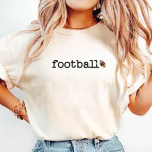 Comfort Colors Football Season T-Shirt for Game Day and Mama