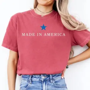 Comfort Colors Made In America 1776 Fourth of July T-Shirt